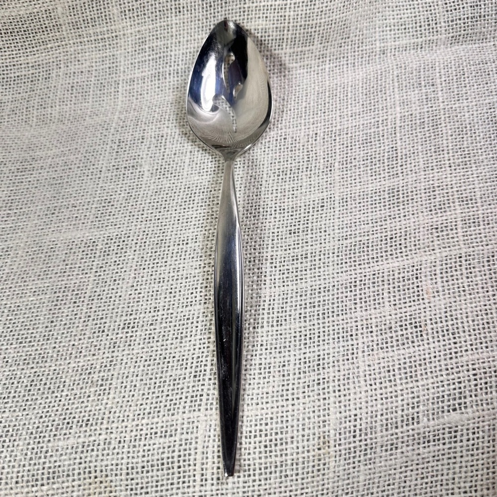 Ebbtide Slotted Serving Spoon Solid Stainless Steel USA Replacement 8.5 Inch